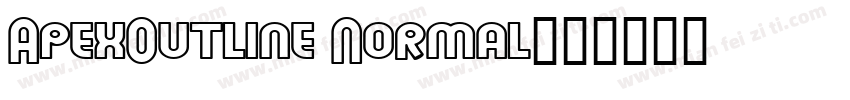 ApexOutline Normal字体转换